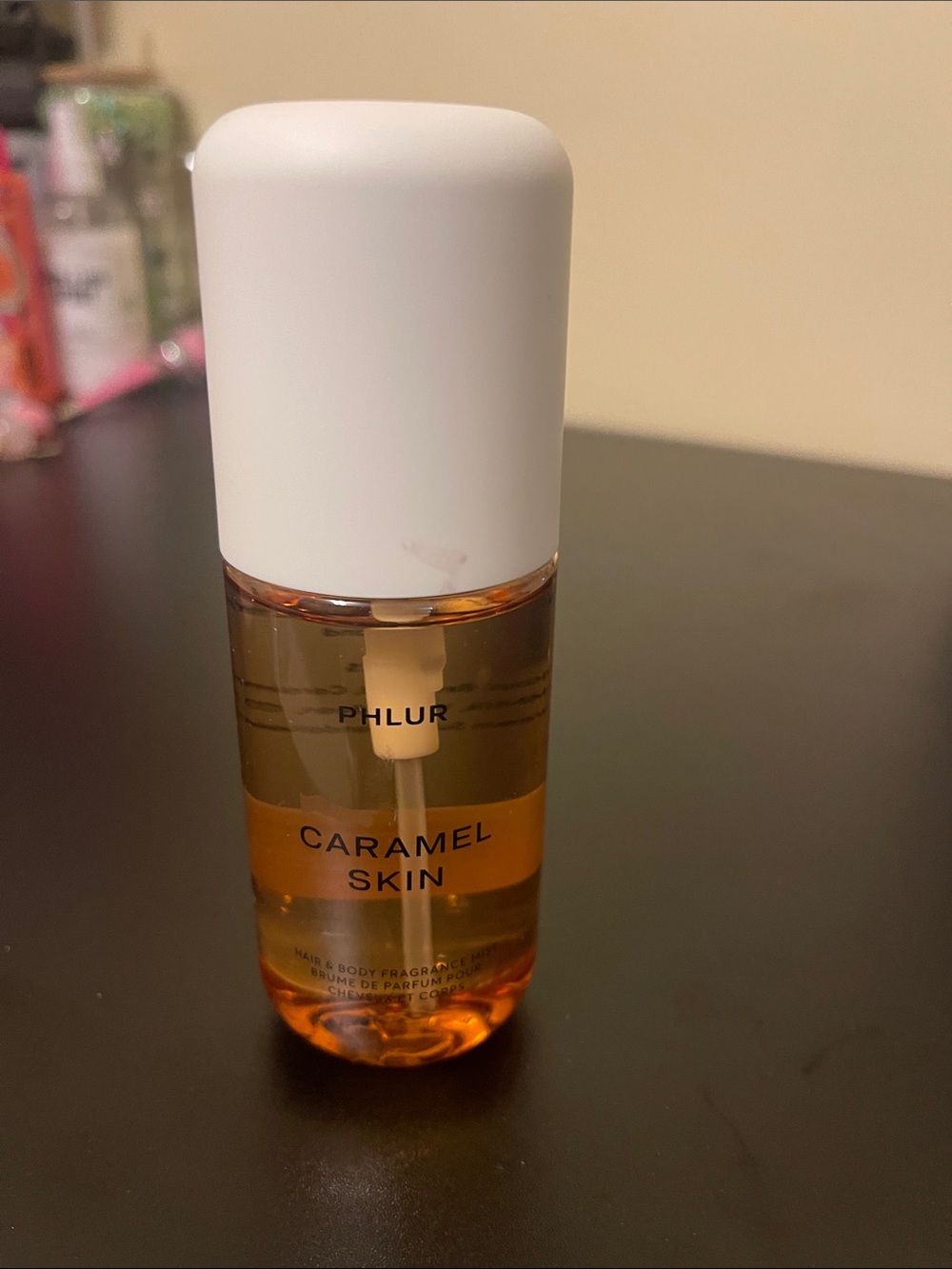 Caramel Skin Hair & Body Fragrance Oil - White/Amber